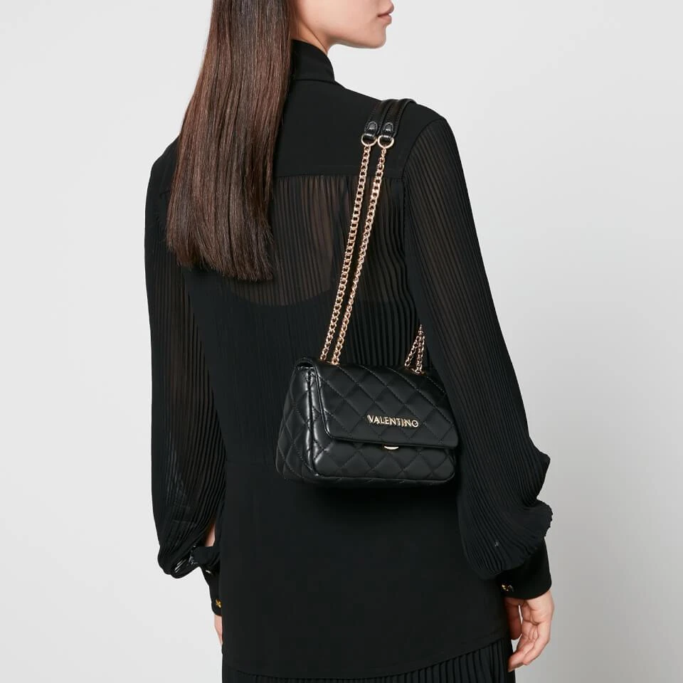 商品Mario Valentino|Valentino Ocarina Quilted Faux Leather Shoulder Bag,价格¥778,第2张图片详细描述