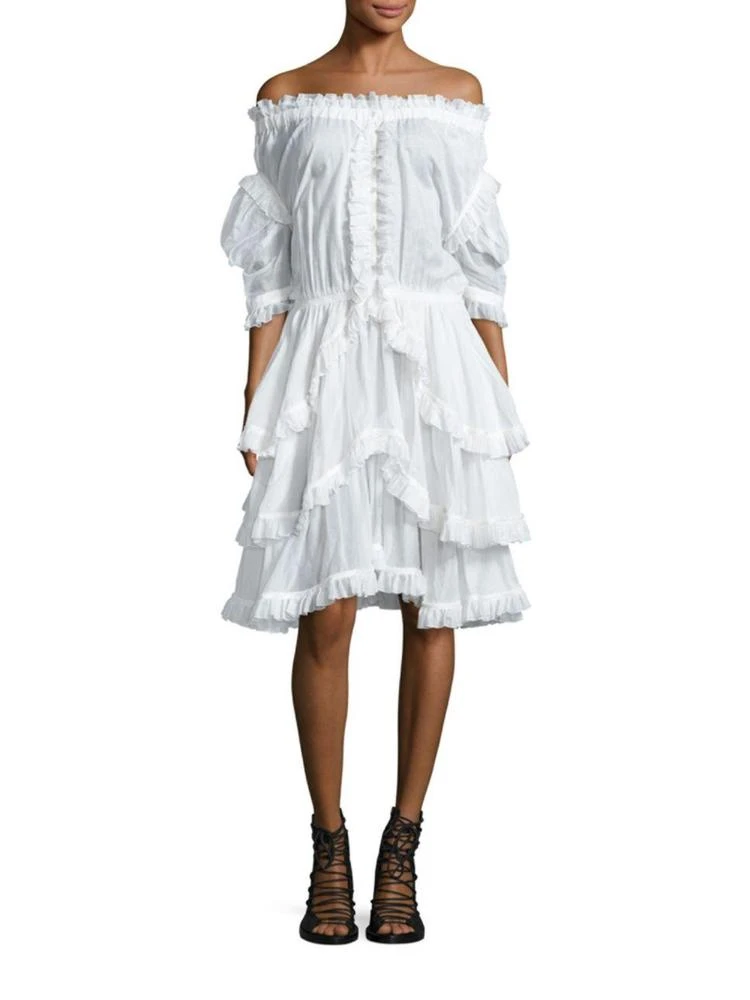 商品Faith Connexion|Off-the-Shoulder Sailor Dress,价格¥5551,第1张图片