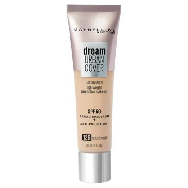 商品Maybelline|Maybelline Dream Urban Cover SPF50 Foundation 121ml (Various Shades),价格¥124,第1张图片