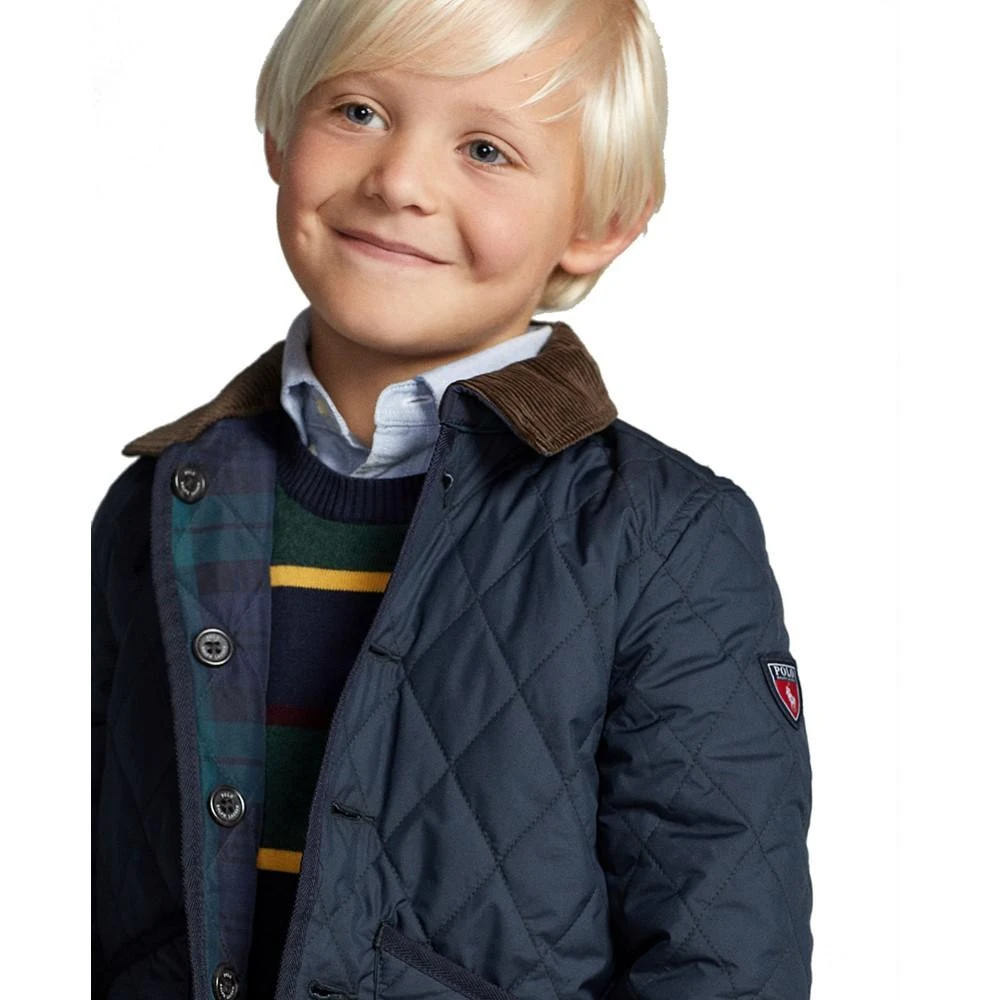 商品Ralph Lauren|Toddler and Little Boys Reversible Water-Repellent Jacket,价格¥503,第3张图片详细描述