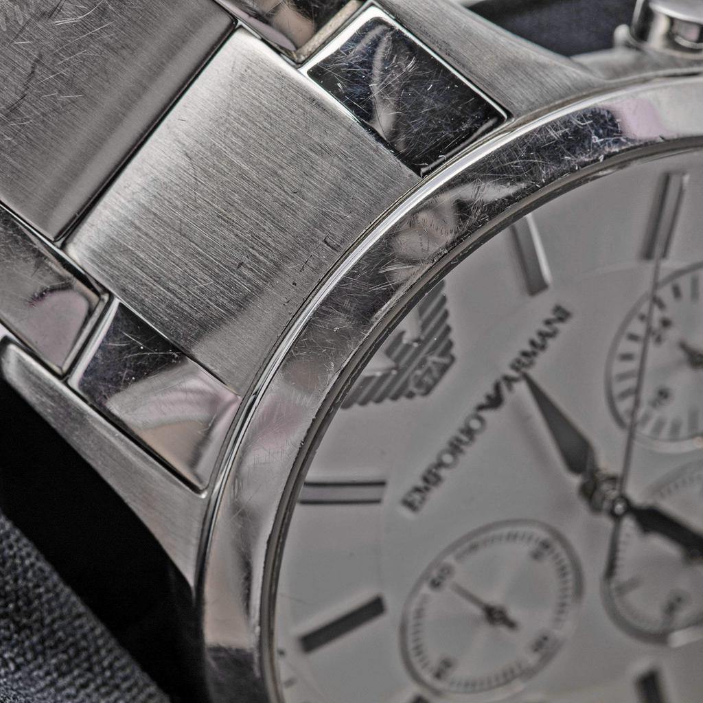 Emporio Armani Cream Stainless Steel Sportivo AR2458 Men's Wristwatch 43 mm商品第8张图片规格展示