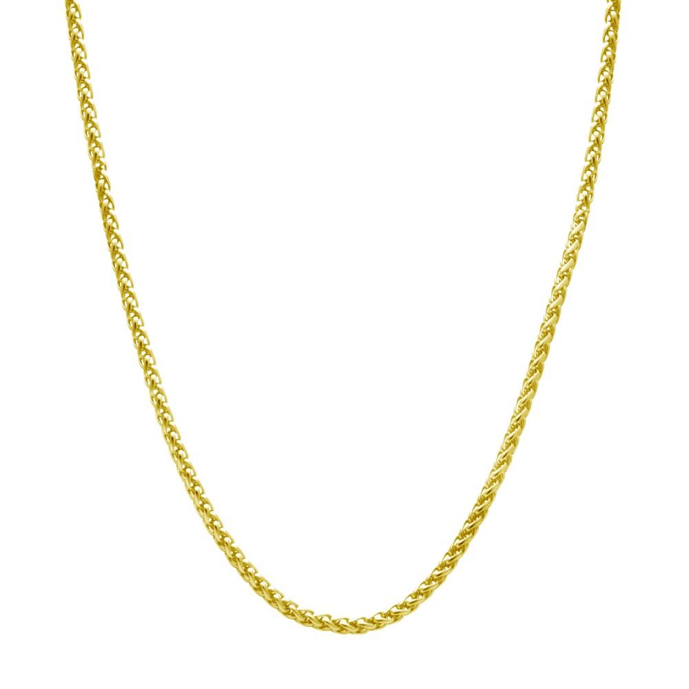 Wheat Chain 18" Necklace in Gold Plate or Silver Plate商品第1张图片规格展示
