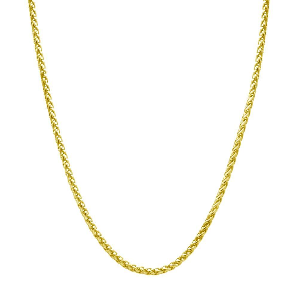 商品Essentials|Wheat Chain 18" Necklace in Gold Plate or Silver Plate,价格¥130,第1张图片