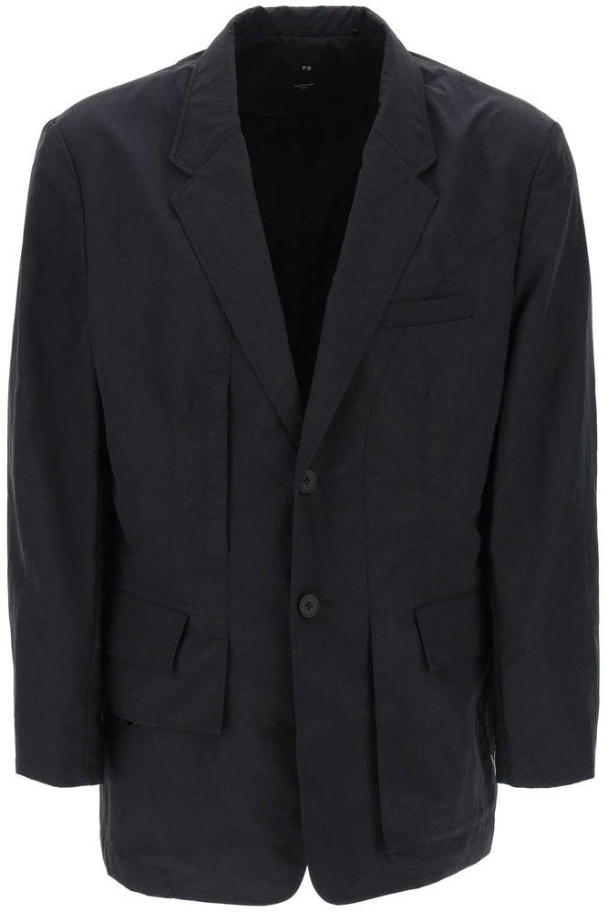 商品Y-3|Y-3 Crinkle Single-Breasted Blazer,价格¥2424,第1张图片