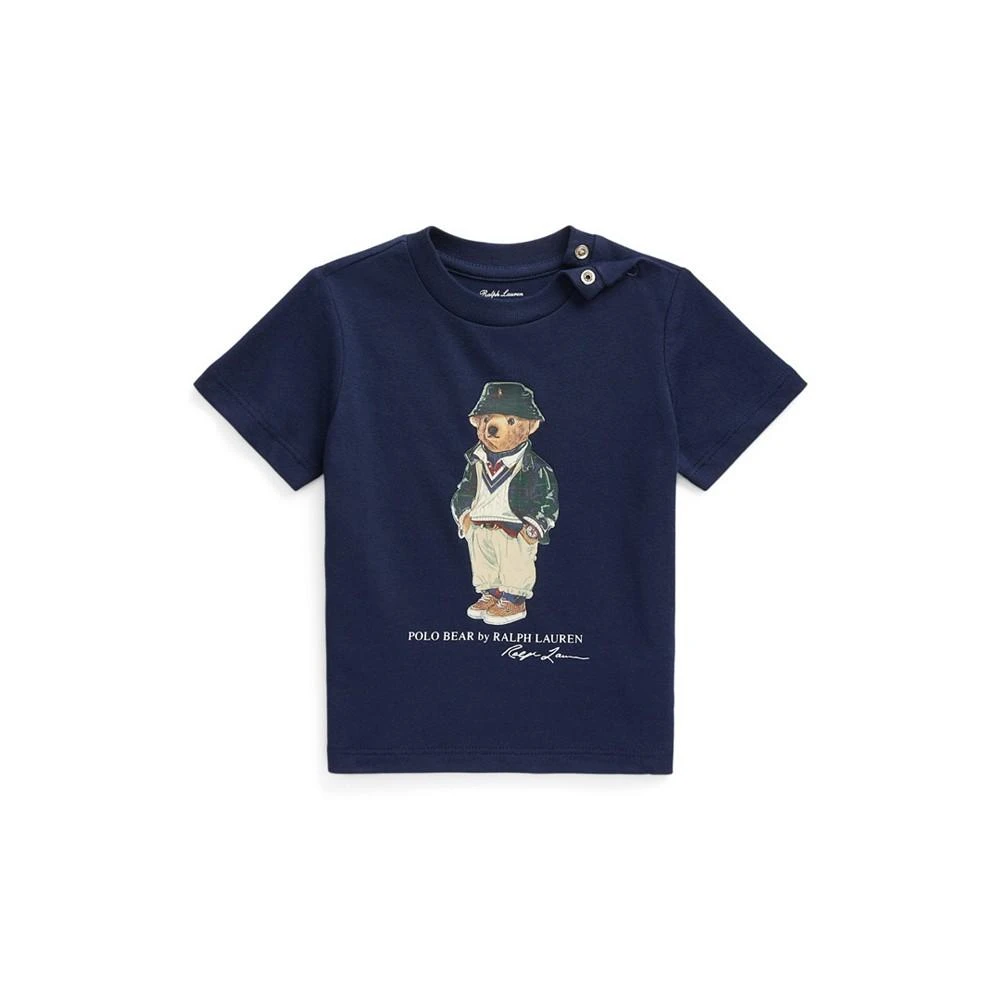 商品Ralph Lauren|Baby Boys Polo Bear Cotton Jersey T Shirt,价格¥266,第1张图片