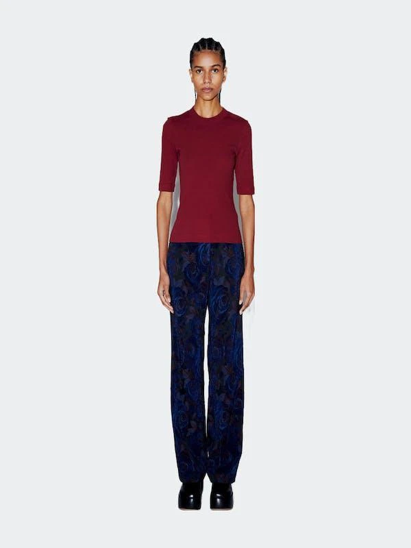 商品ROSETTA GETTY|Cropped Sleeve Tee,价格¥2444,第1张图片详细描述