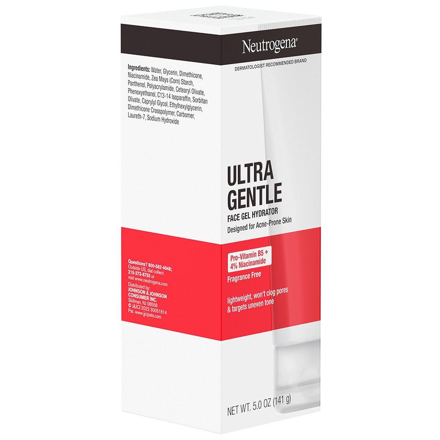 Ultra Gentle Face Gel Hydrator, Pro-Vitamin B5 + 4% Niacinamide商品第2张图片规格展示