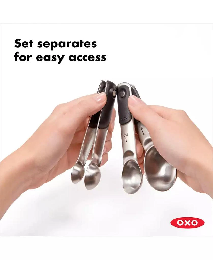 Good Grips Set of 4 Stainless Steel Magnetic Measuring Spoons 商品