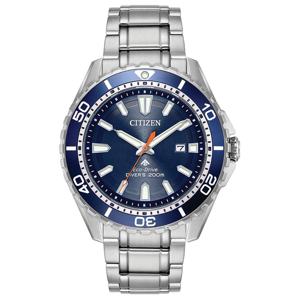 Eco-Drive Men's Promaster Diver Stainless Steel Bracelet Watch 44mm商品第1张图片规格展示