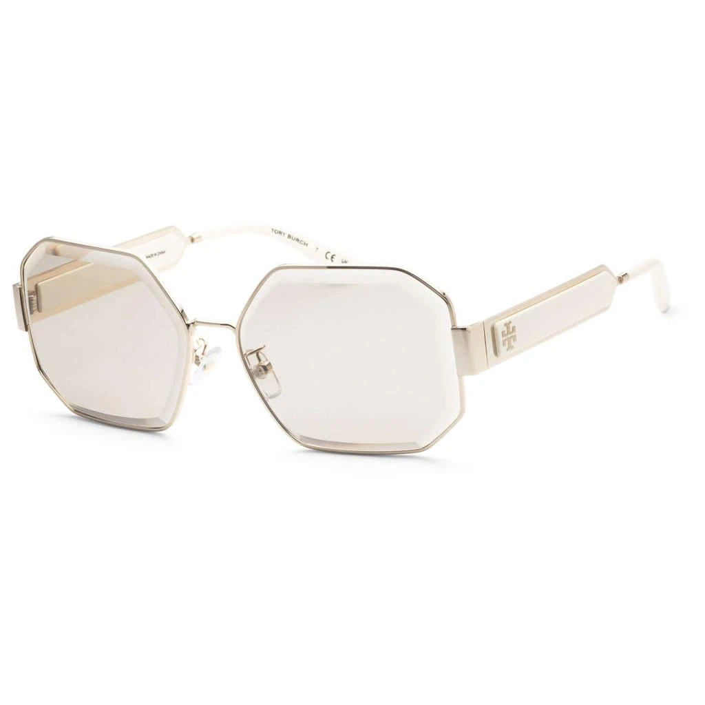商品Tory Burch|Tory Burch Women's Gold Irregular Sunglasses,价格¥455,第1张图片