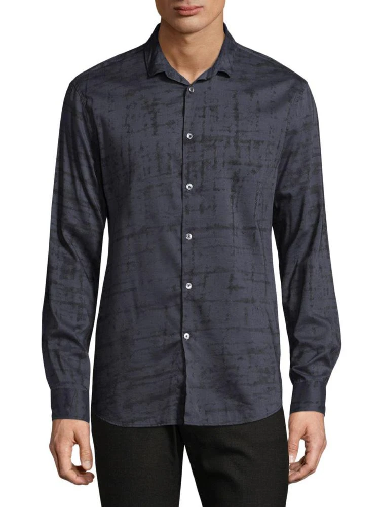 商品John Varvatos|Slim-Fit Button-Down Shirt,价格¥1025,第1张图片