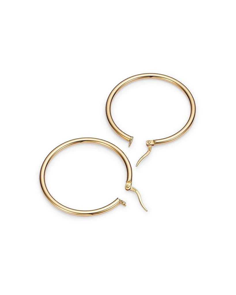 18K Yellow Gold Hoop Earrings 商品