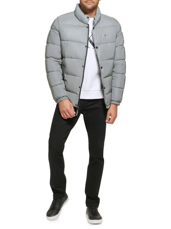 商品Calvin Klein|Sheen Water-Resistant Down Puffer Jacket,价格¥1218,第4张图片详细描述