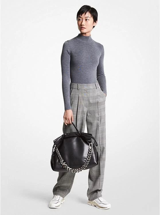 商品Michael Kors|Merino Wool Blend Mock-Neck Bodysuit,价格¥522,第1张图片