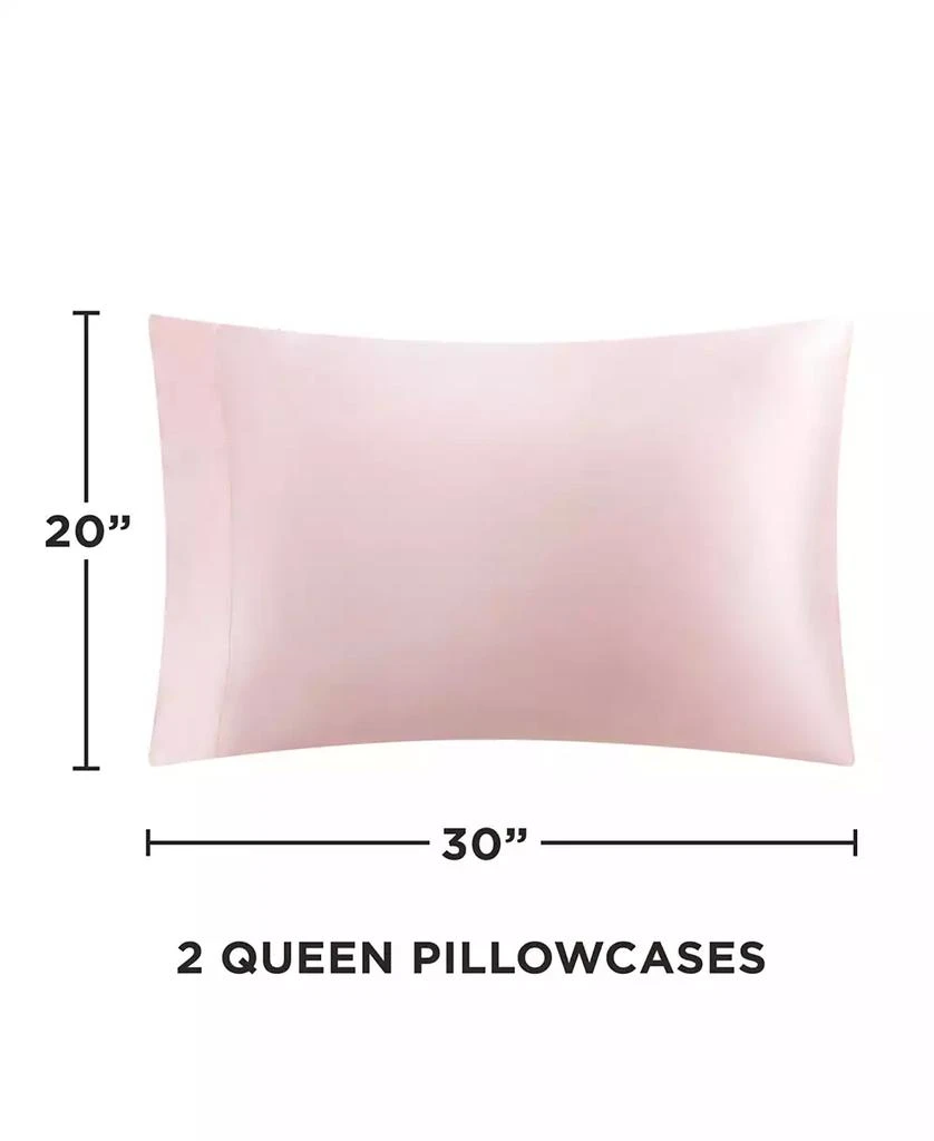 商品Juicy Couture|Satin 2 Piece Pillow Case Set, Standard,价格¥258,第4张图片详细描述