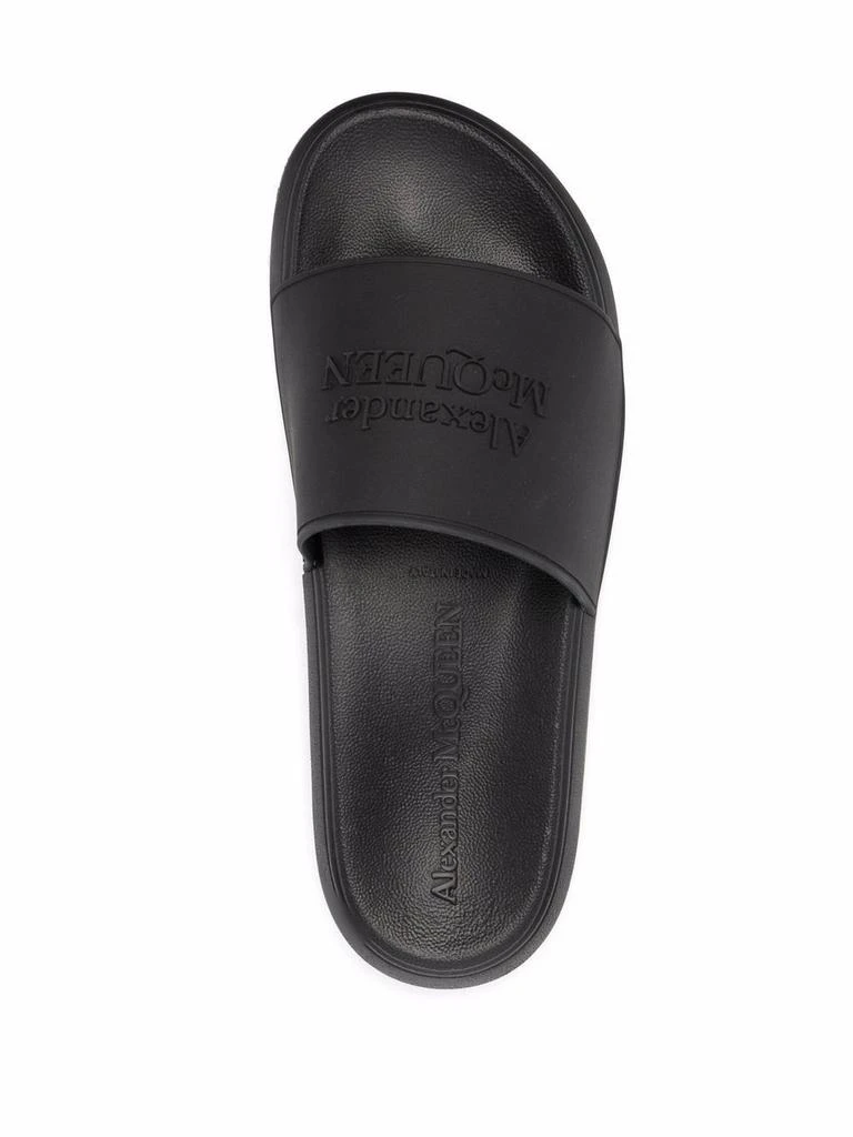 商品Alexander McQueen|Alexander Mcqueen Men&#39;s  Black Pvc Sandals,价格¥2886,第4张图片详细描述