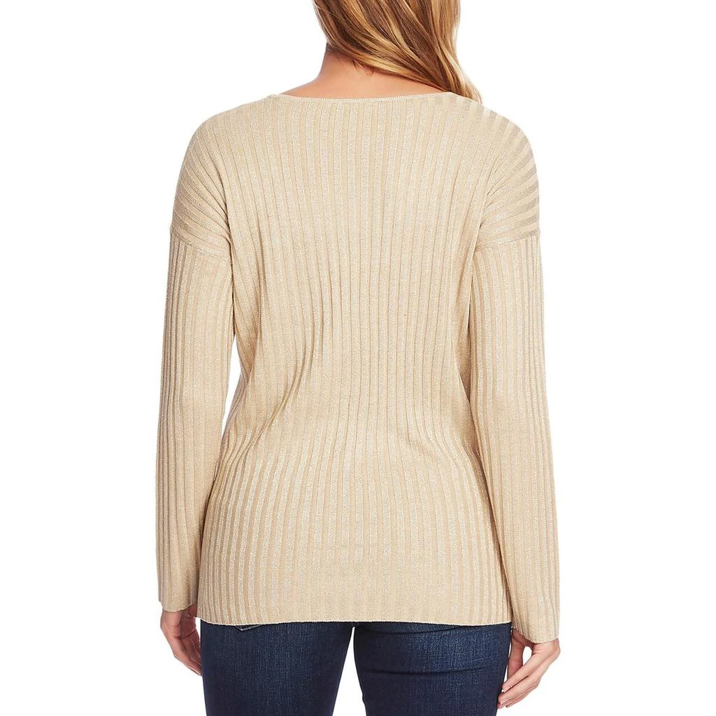 商品Vince Camuto|Vince Camuto Womens Ribbed Metallic Sweater,价格¥61,第2张图片详细描述