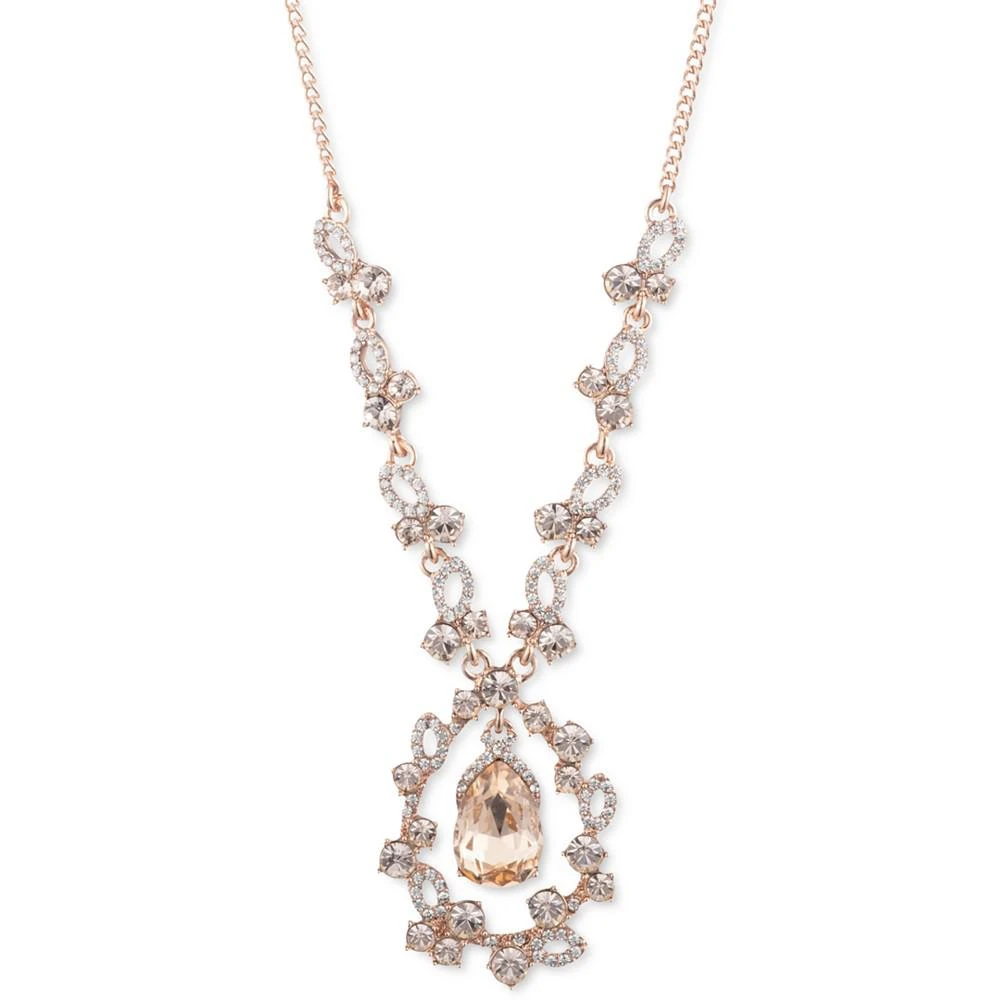 商品Givenchy|Stone & Crystal Orbital Cluster Pendant Necklace, 16" + 3" extender,价格¥292,第1张图片