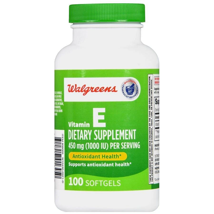 商品Walgreens|Vitamin E 450 mg Softgels,价格¥184,第2张图片详细描述