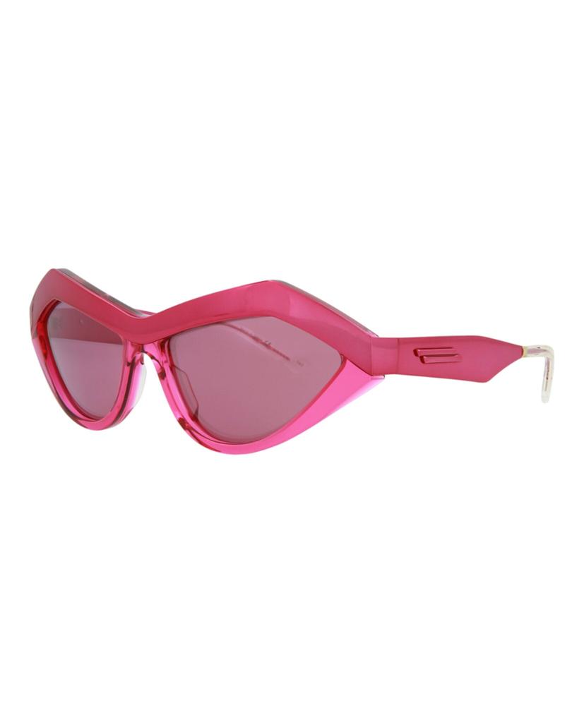 Cat Eye-Frame  Metal  Sunglasses商品第2张图片规格展示