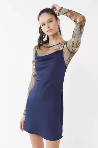 商品Urban Outfitters|UO Mallory Cowl Neck Slip Dress,价格¥114,第1张图片