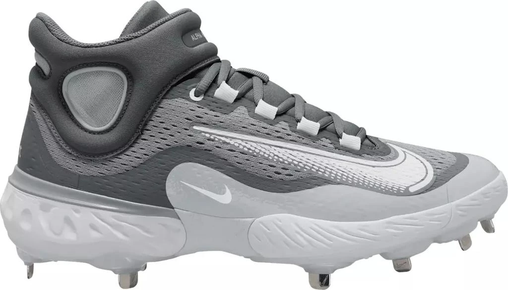 商品NIKE|Nike Men's Alpha Huarache Elite 4 Mid Metal Baseball Cleats,价格¥835,第1张图片