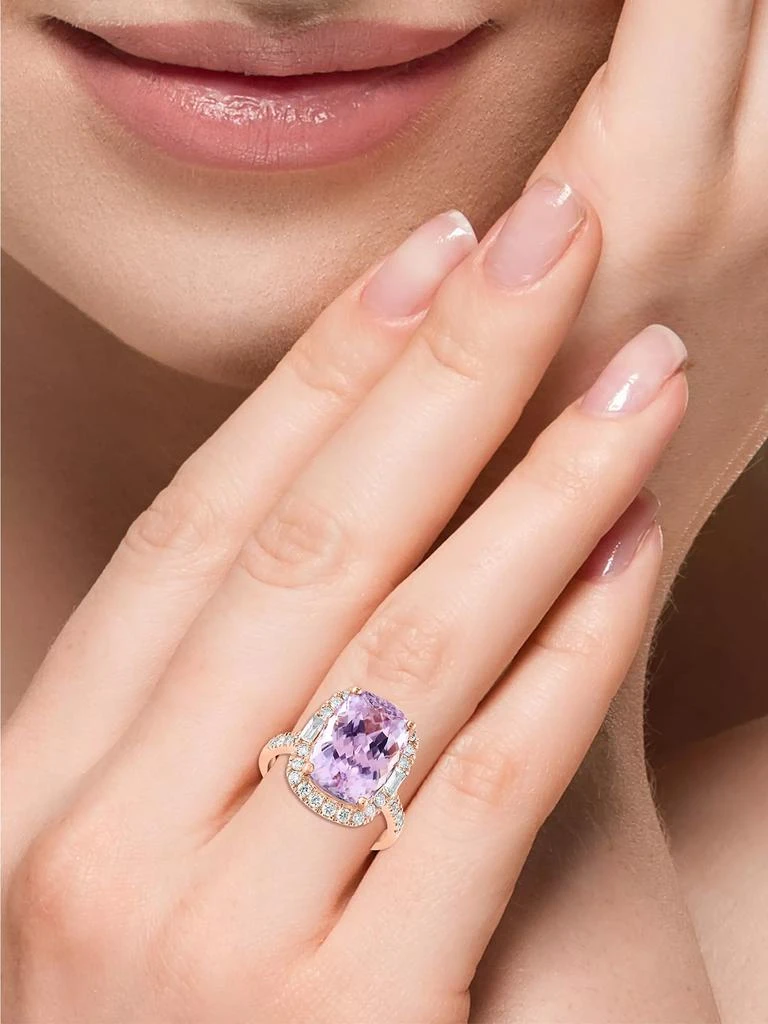 商品Saks Fifth Avenue Collection|14K Rose Gold, Kunzite &amp; 0.86 TCW Diamond Ring,价格¥22829,第3张图片详细描述