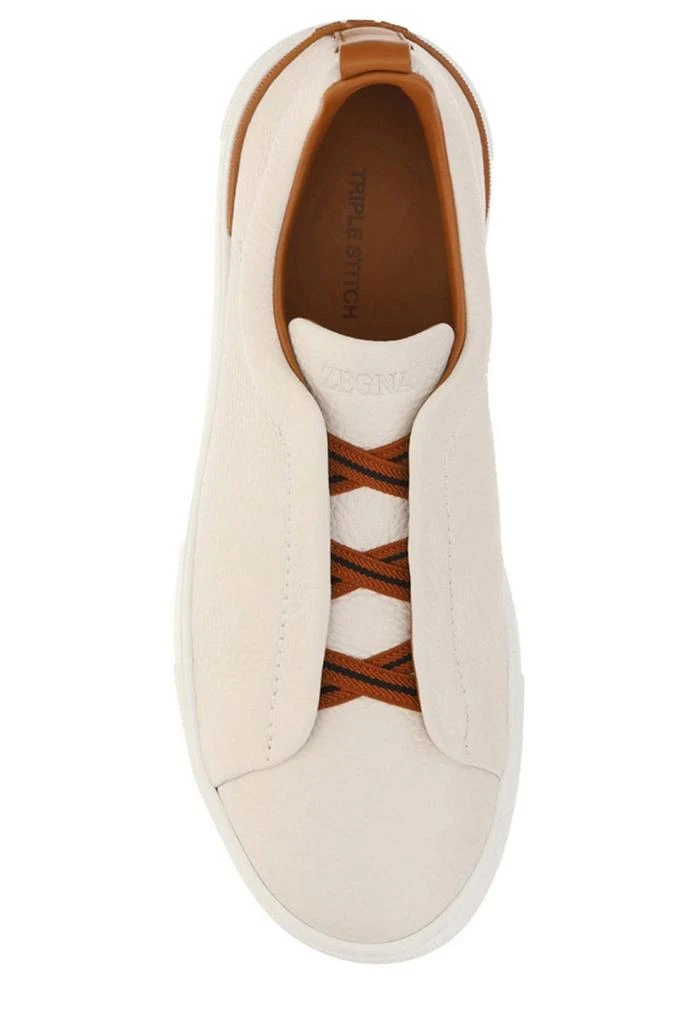 商品Zegna|Ermenegildo Zegna Round Toe Slip-On Trainers,价格¥5109,第4张图片详细描述