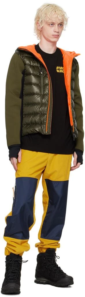 商品Moncler|Yellow Colorblock Lounge Pants,价格¥6875,第4张图片详细描述