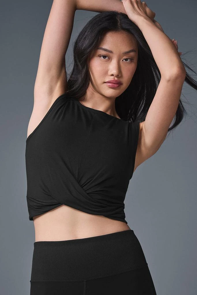 商品Alo|Cover Tank - Black,价格¥452,第3张图片详细描述