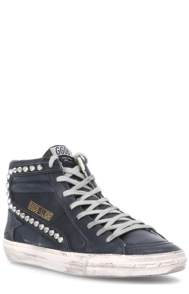 商品Golden Goose|Golden Goose Deluxe Brand Slide High-Top Sneakers,价格¥4554,第2张图片详细描述