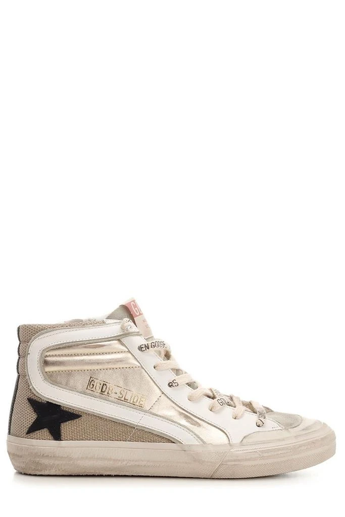 商品Golden Goose|Golden Goose Deluxe Brand Slide High-Top Sneakers,价格¥4789,第1张图片