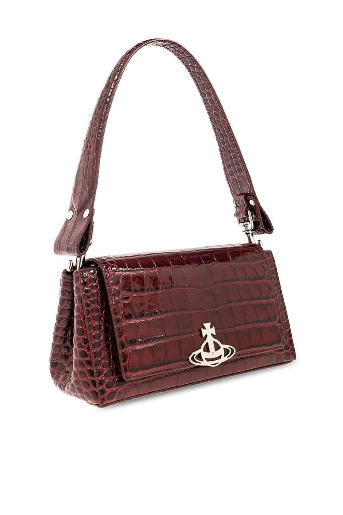 商品Vivienne Westwood|Vivienne Westwood Hazel Embossed Logo Plaque Shoulder Bag,价格¥3538,第3张图片详细描述