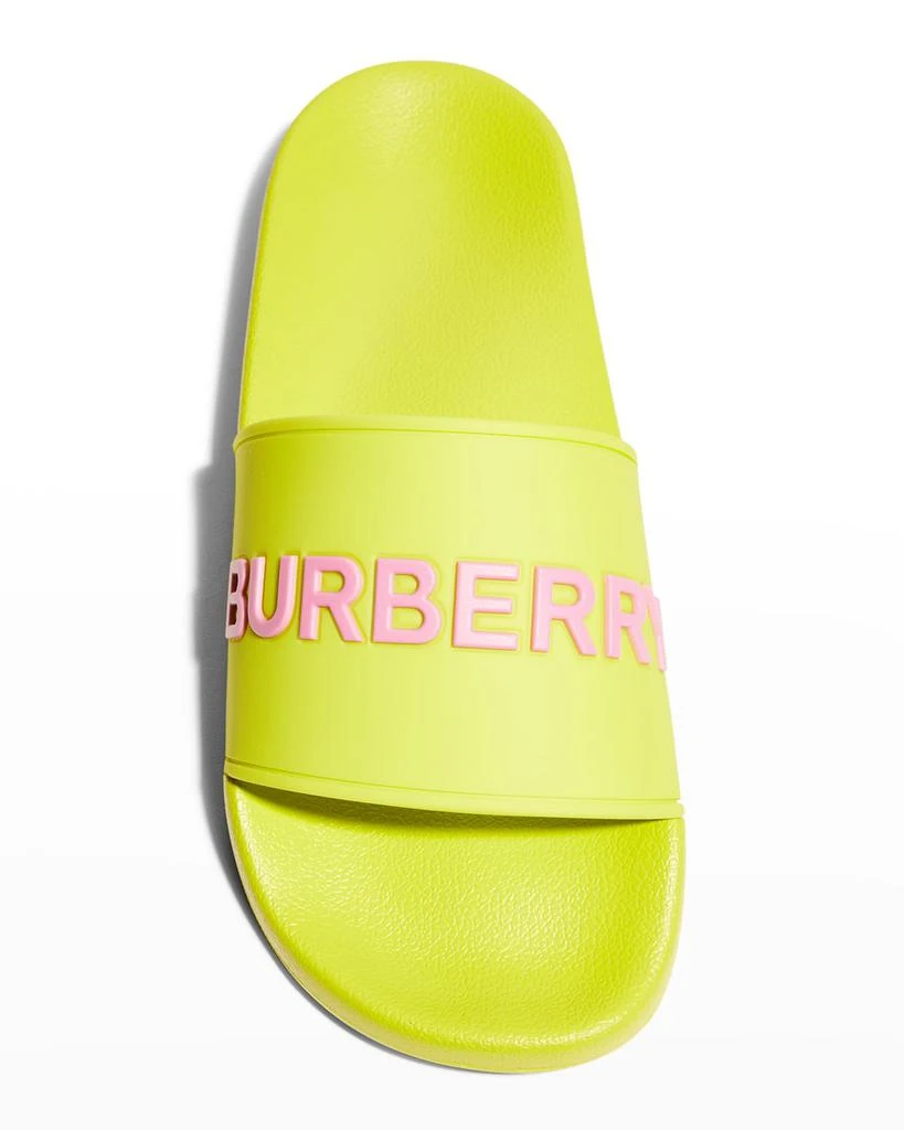 商品Burberry|Furley Logo Slide Sandals,价格¥1189,第5张图片详细描述