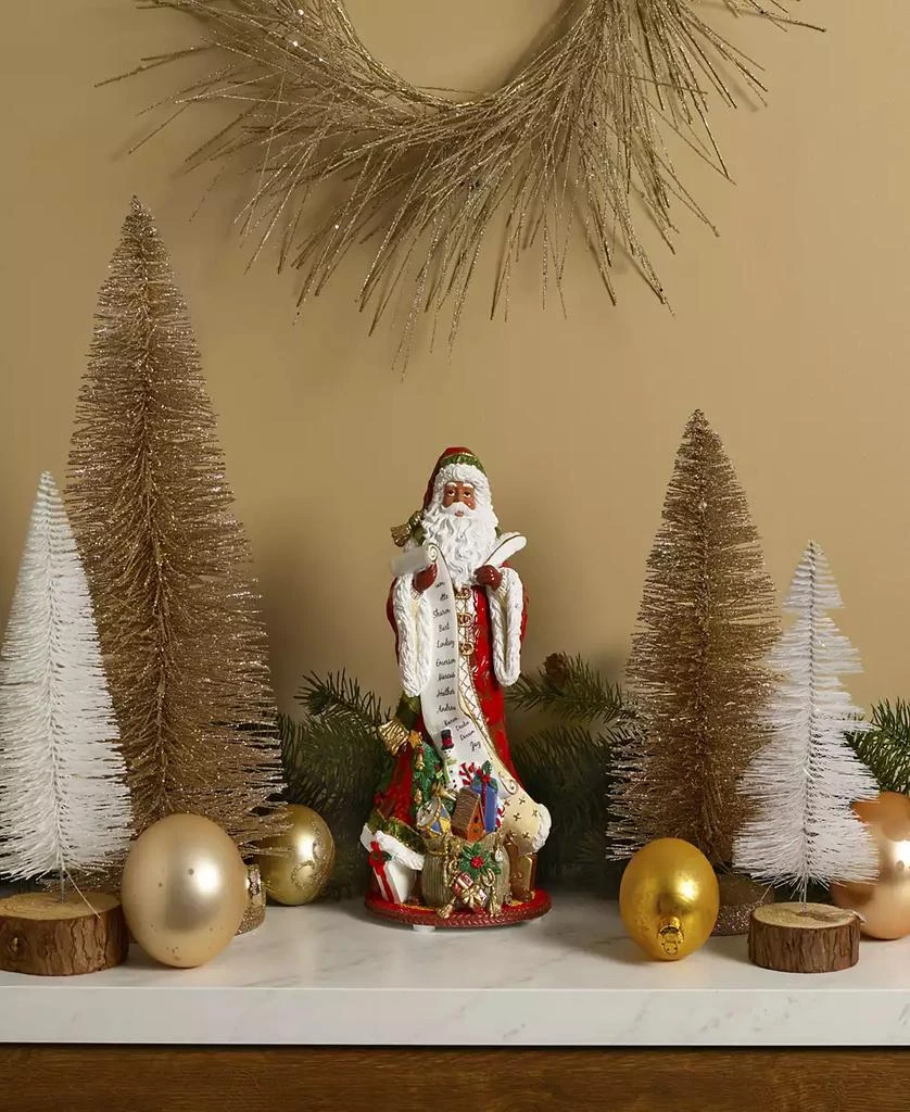 Holiday Home African Santa Musical Figurine, 10.75-in 商品