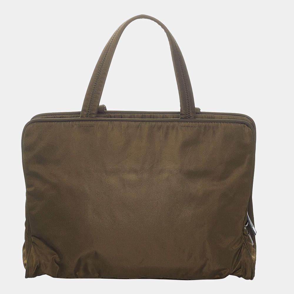 Prada Brown Tessuto Business Bag商品第3张图片规格展示