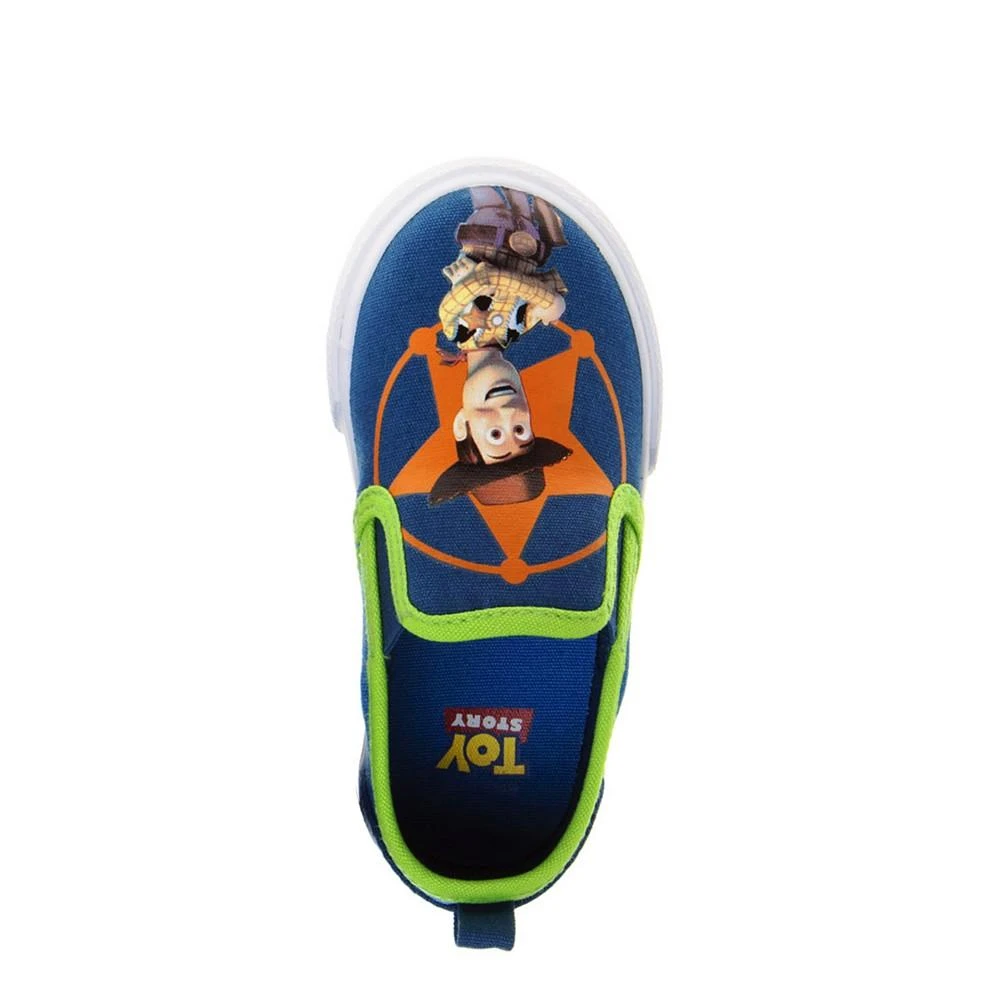 商品Disney|Little Boys Toy Story Slip On Canvas Sneakers,价格¥258,第4张图片详细描述