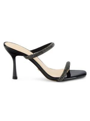 商品Bebe|Camilah Rhinestone Stiletto Sandals,价格¥158,第1张图片