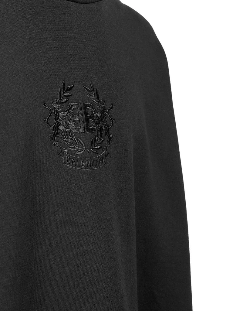 商品Balenciaga|Oversize Logo Embroidery Cotton Hoodie,价格¥4841,第3张图片详细描述