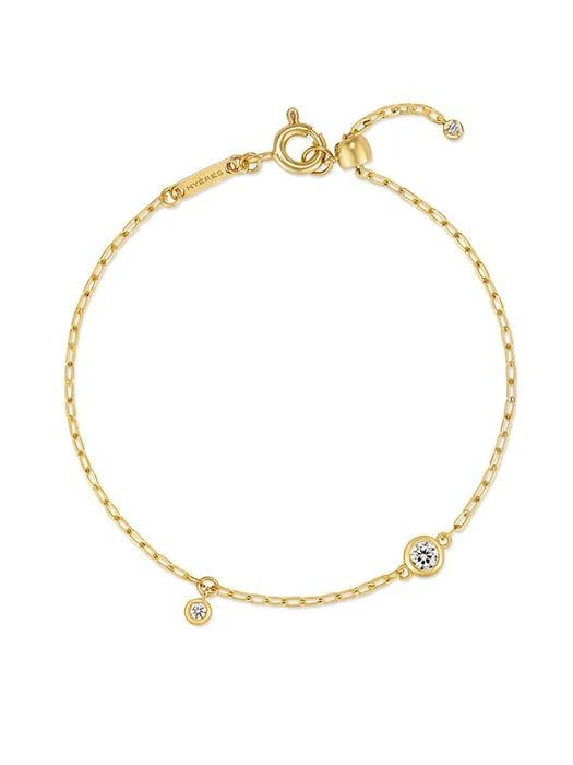 商品hyeres-lor|Essence 14k Point Bracelet (YG),价格¥2729,第1张图片