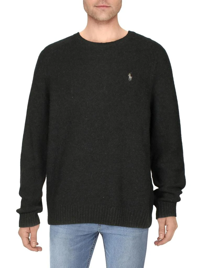 商品Ralph Lauren|Mens Wool Blend Crewneck Pullover Sweater,价格¥486,第1张图片