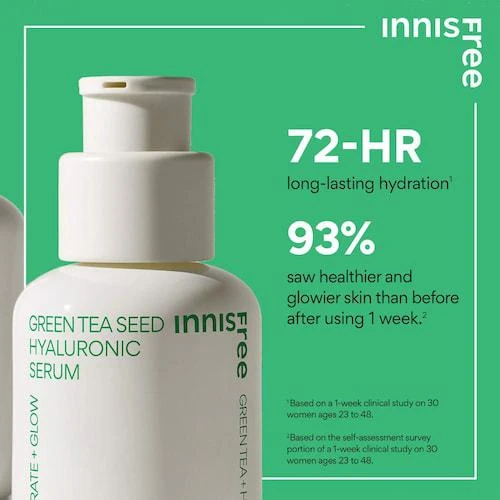 商品Innisfree|Green Tea Hyaluronic Acid Refillable Serum,价格¥188,第5张图片详细描述