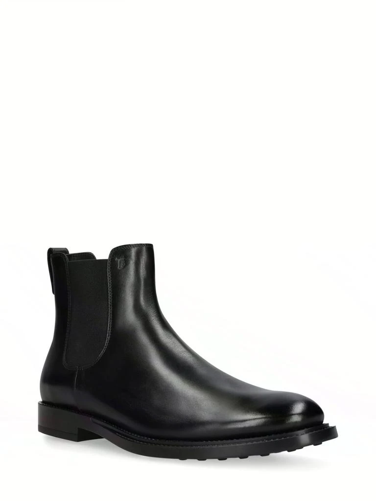 商品Tod's|Brushed Leather Chelsea Boots,价格¥6089,第2张图片详细描述