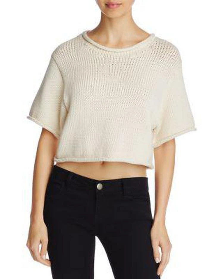 商品alexanderwang.t|Open-Stitch Cropped Sweater ,价格¥732,第1张图片