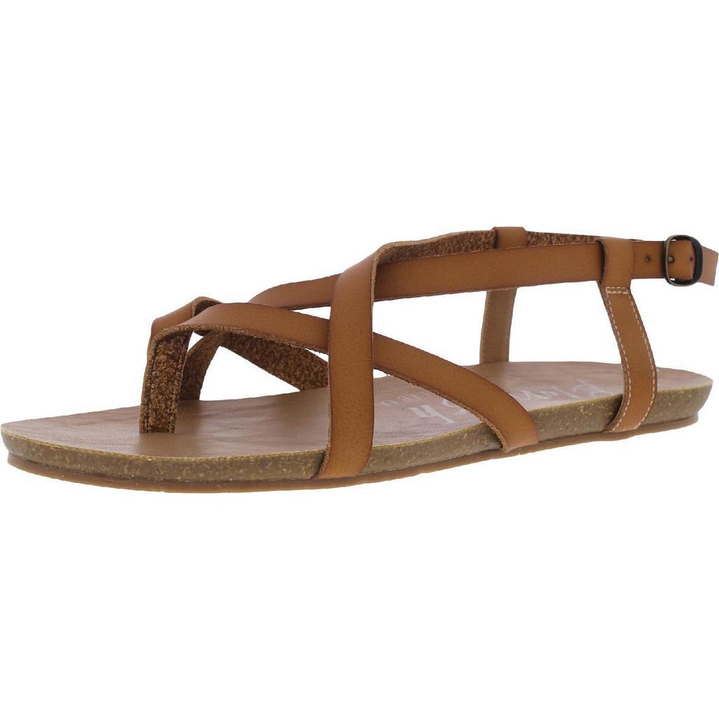 商品Blowfish|Blowfish Womens Faux Leather Slingback Flat Sandals,价格¥243,第6张图片详细描述