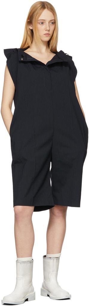 商品MAISON MARGIELA|Navy Canvas Pinstripe Jumpsuit,价格¥1900,第6张图片详细描述