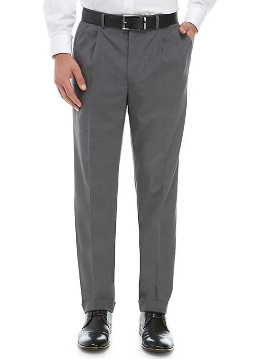 商品Ralph Lauren|Ralph Lauren Ultraflex Gray Stretch Dress Pants,价格¥378,第1张图片