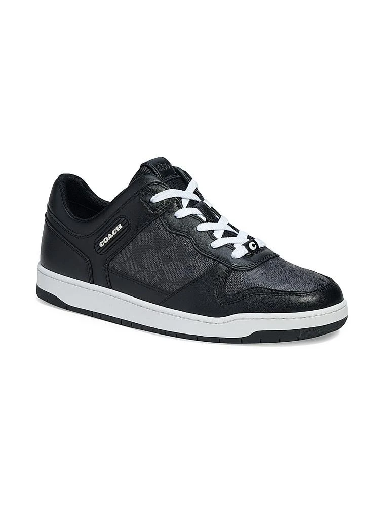 商品Coach|Signature Leather Monogrammed Sneakers,价格¥1489,第2张图片详细描述