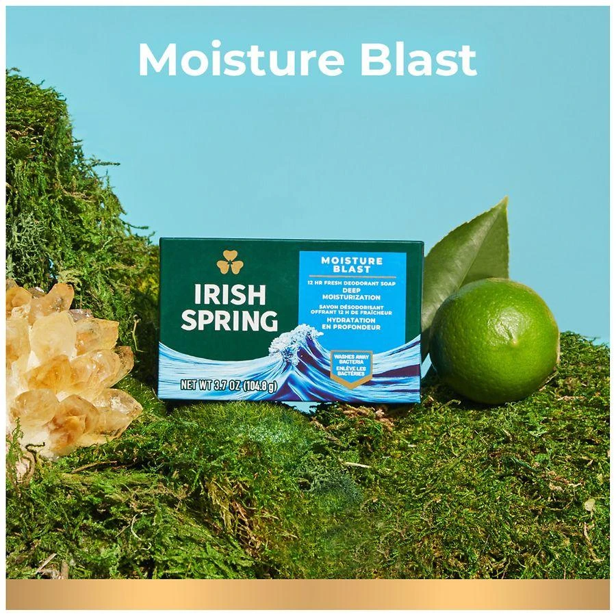 商品Irish Spring|Bar Soap for Men Moisture Blast,价格¥45,第3张图片详细描述