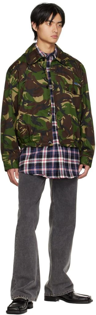 商品Martine Rose|Green Camo Jacket,价格¥2446,第4张图片详细描述